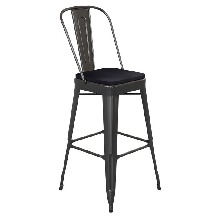 Rochelle Bar Stool with Poly Resin Seat